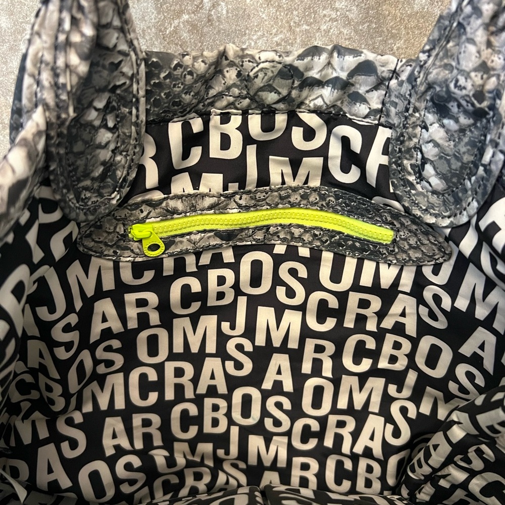 Marc Jacobs Animal Print Nylon Tote Bag - Picture 3 of 5